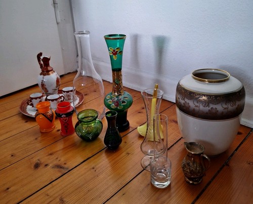 Konvolut vasen glas porzellan - vasen, glas/porzellan