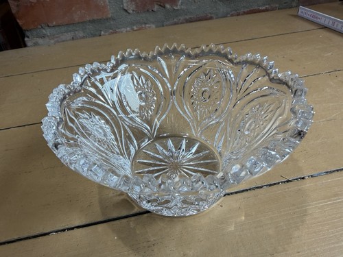 Porzellan pressglas schale - porzellan,