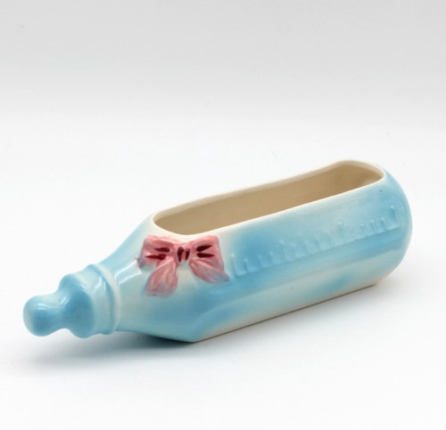 Blaue baby nuckelflasche - blaue, aus