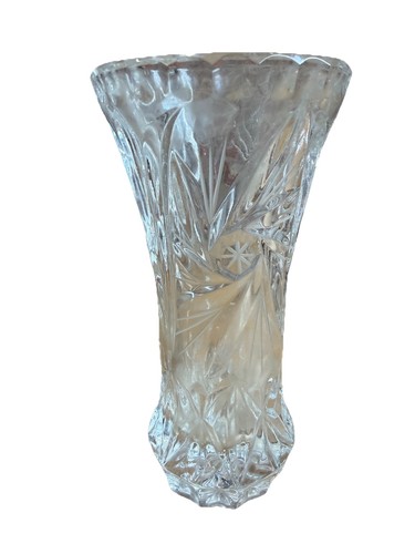 Pressglas vase vintage klar - vintage,
