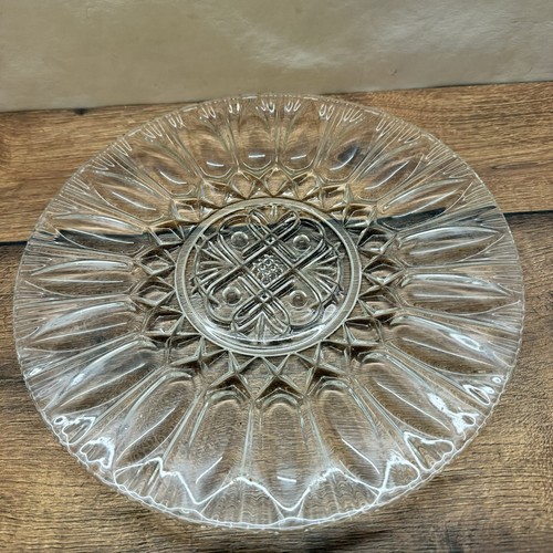 Vintage pressglas teller - pressglas,