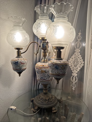 Vintage flammige tischlampe - vintage,