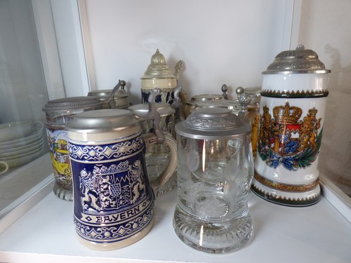 Konvolut vintage bierkrüge - konvolut,