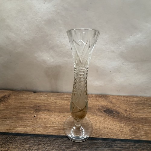 Glas vase schmal gepresst - schmal,