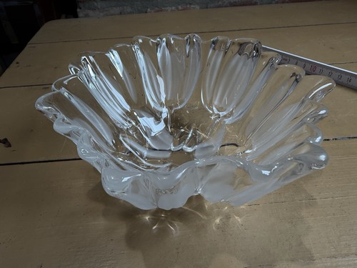 Porzellan pressglas schale - porzellan,