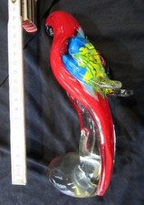 Murano-Glas :Papagei    ca 20